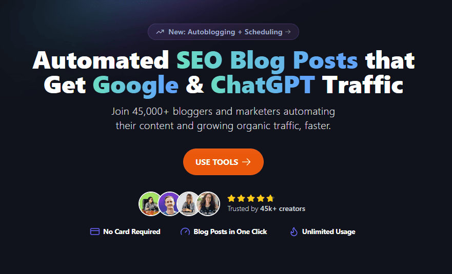 RightBlogger automated blogging