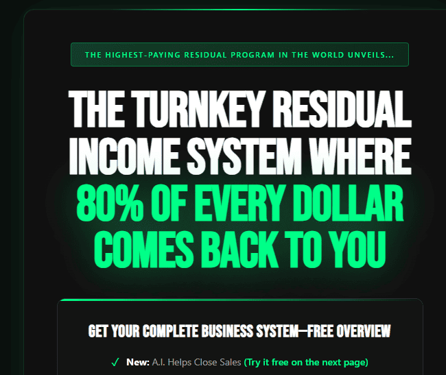 Home Business Academy's Turnkey System