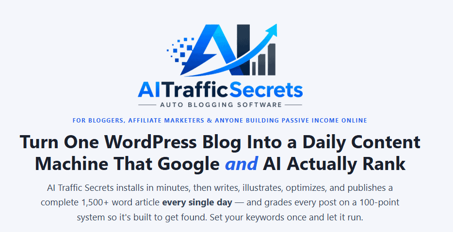 Review of AITrafficSecrets automated blogging