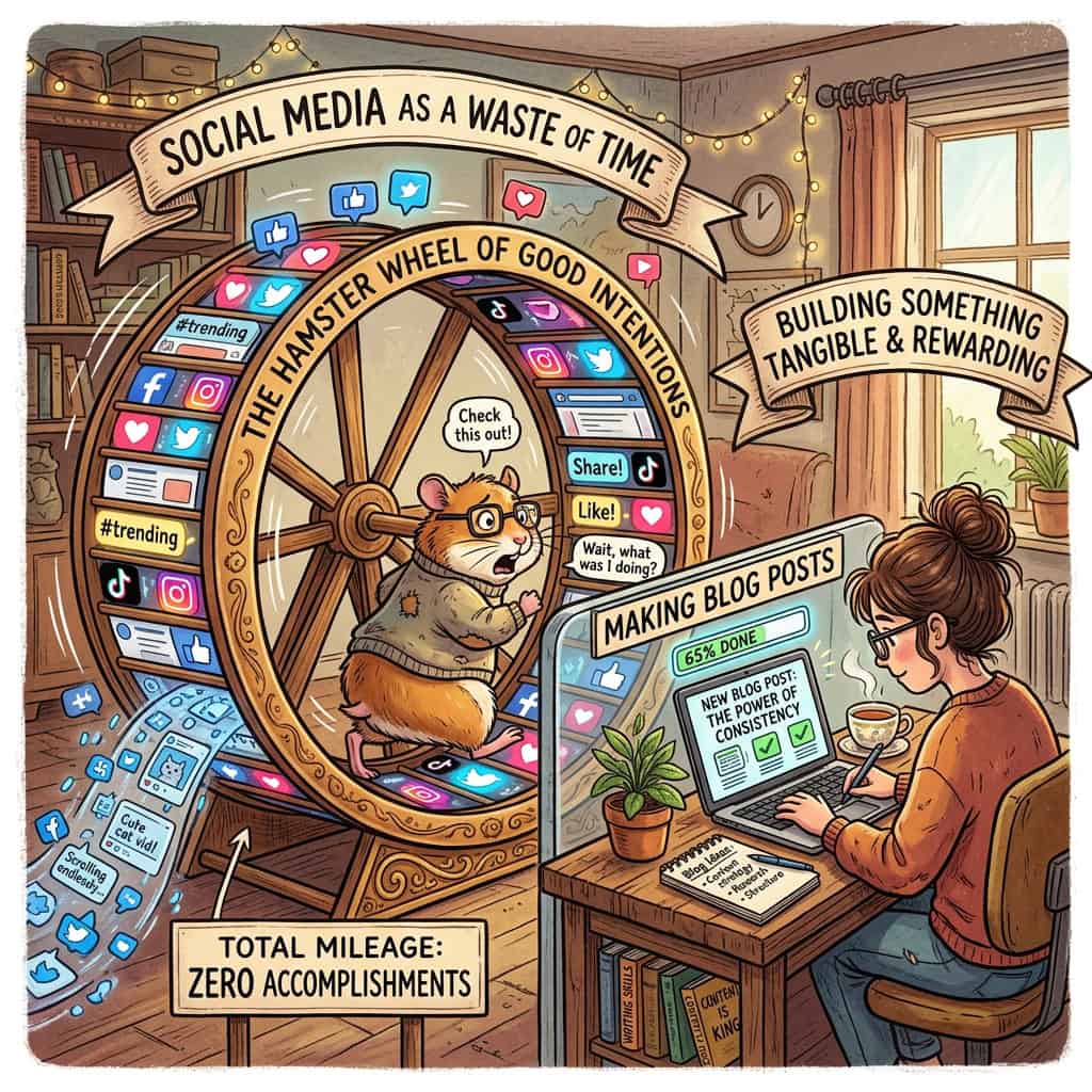 blogging vs social media